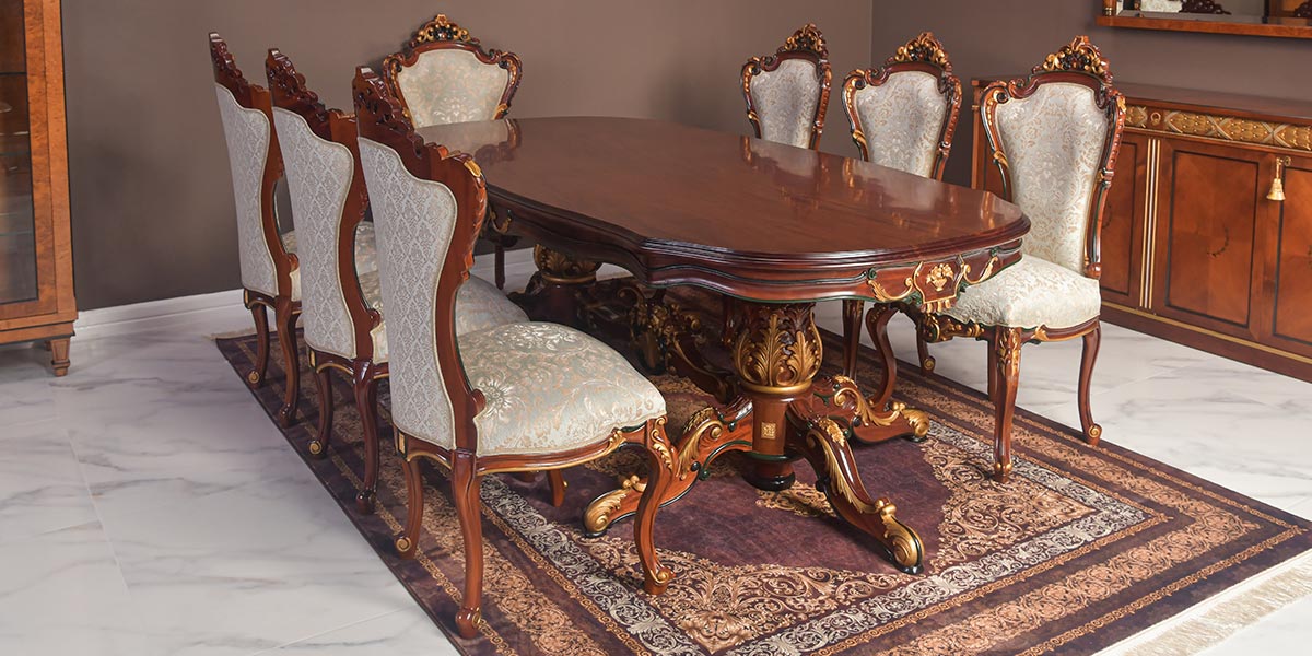 Italian Classic luxury dining room furniture