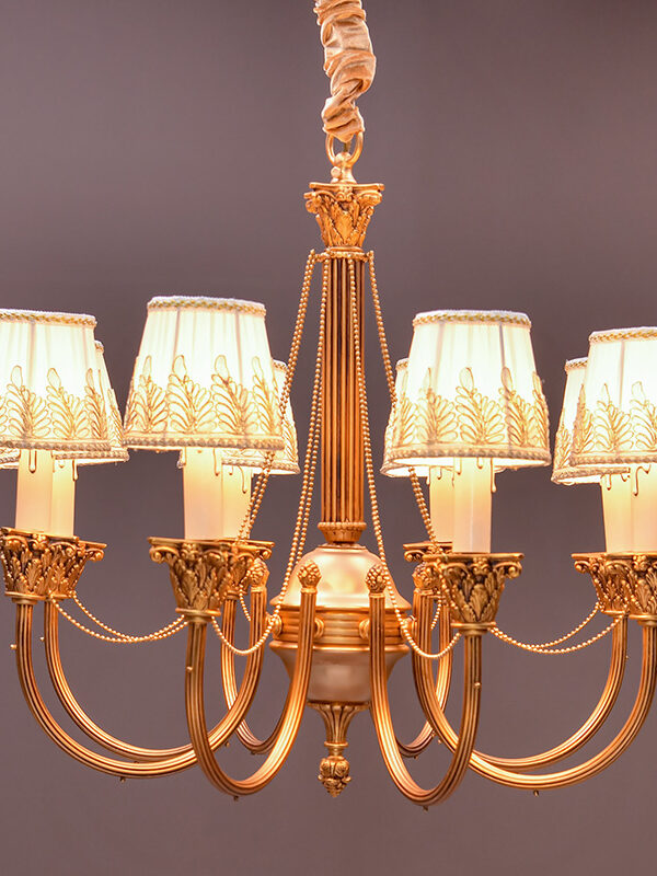 classic chandeliers and wall lamps