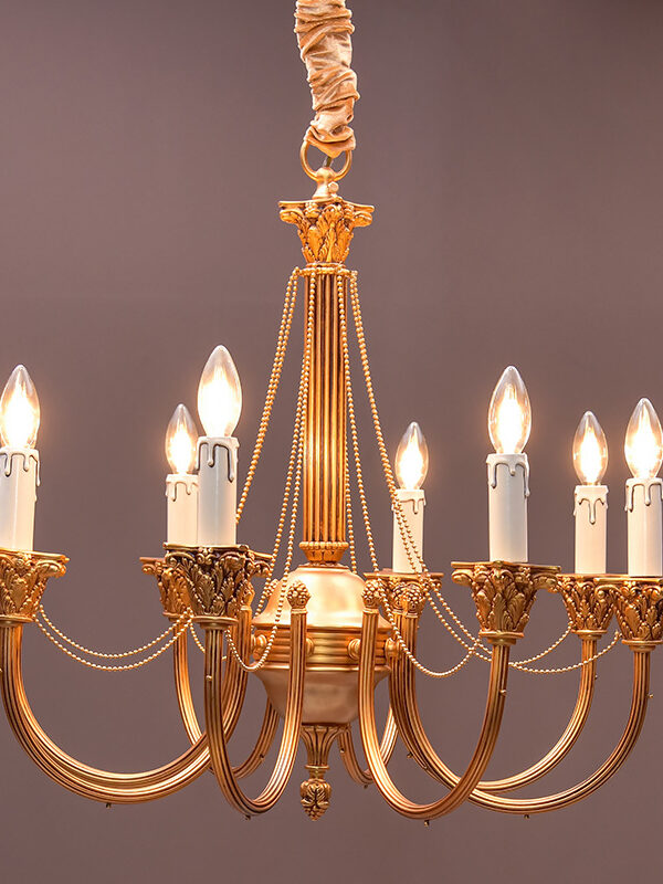 classic chandeliers and wall lamps