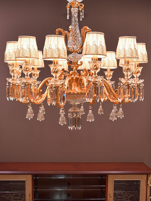 classic chandeliers and wall lamps