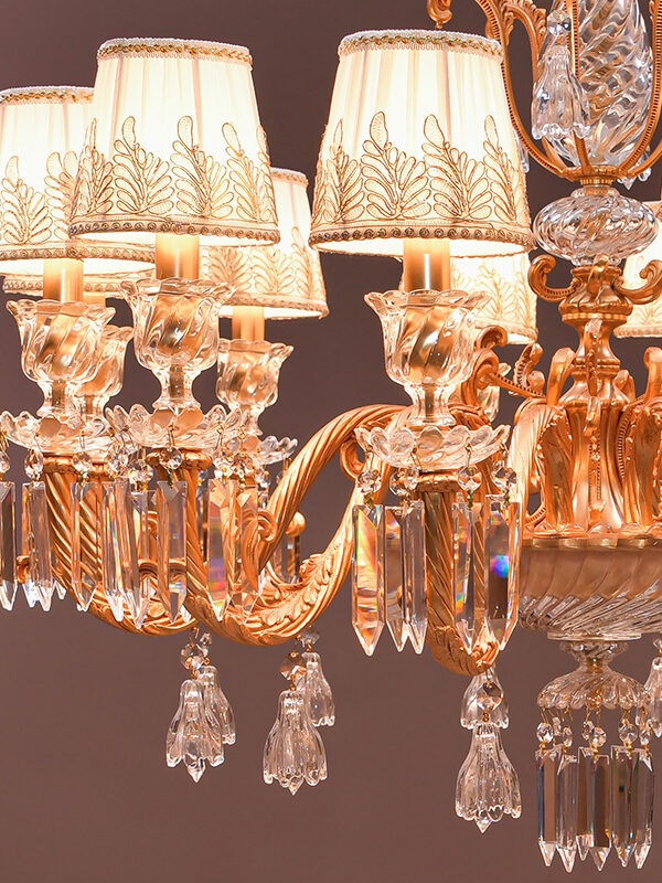 classic chandeliers and wall lamps