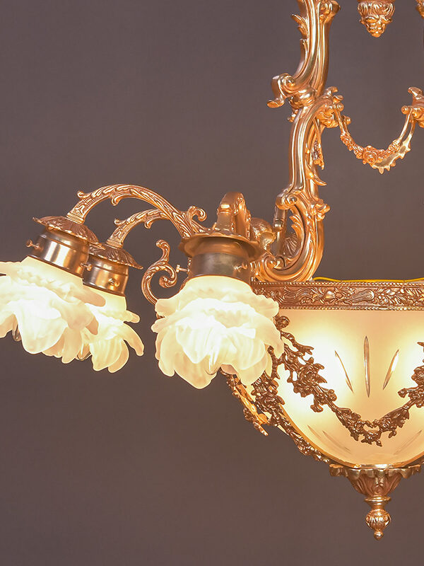 classic chandeliers and wall lamps