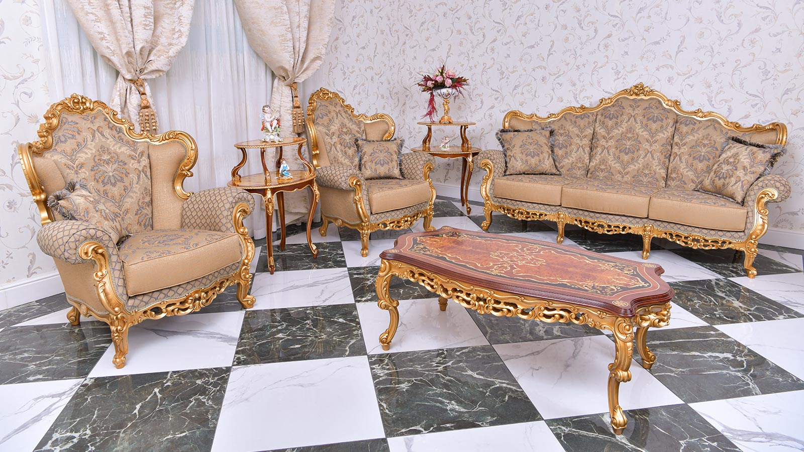 Classic Living Room Furniture Italian